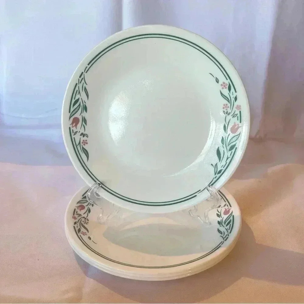 Rosemarie Corelle by Corning Set of 4 Bread and Butter Plates